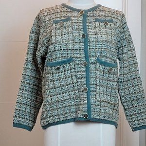 Brand New - Korean Fashion - Causal Tweed Cardigan